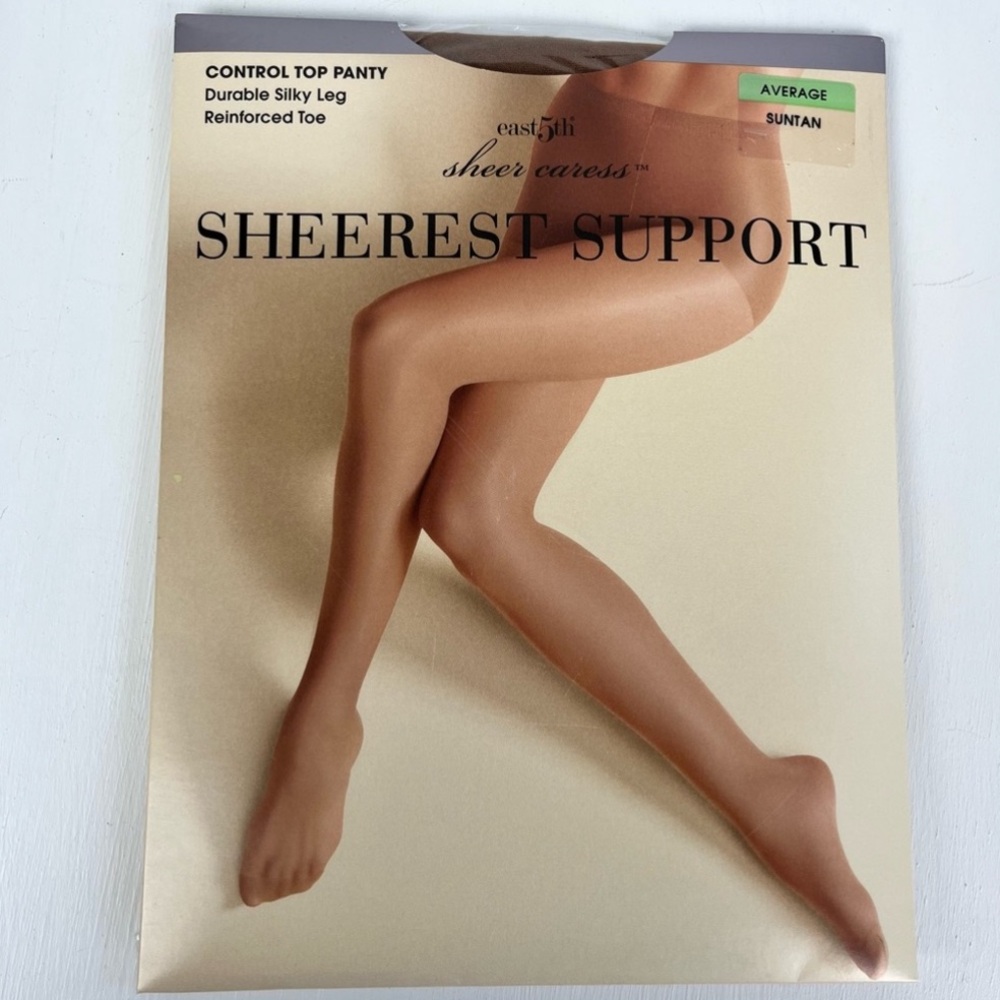 JCPenney East 5th Sheer Caress Control Top Pantyhose